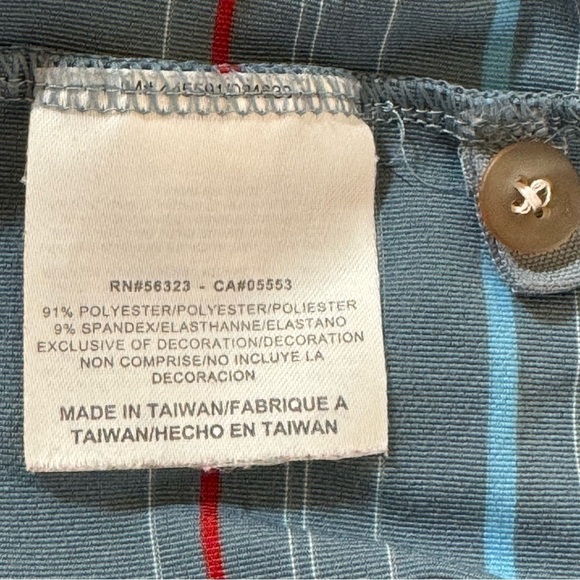 Nike Golf Fit Dry Breathable Mens Large Polo Shirt Gray Striped - Picture 4 of 6